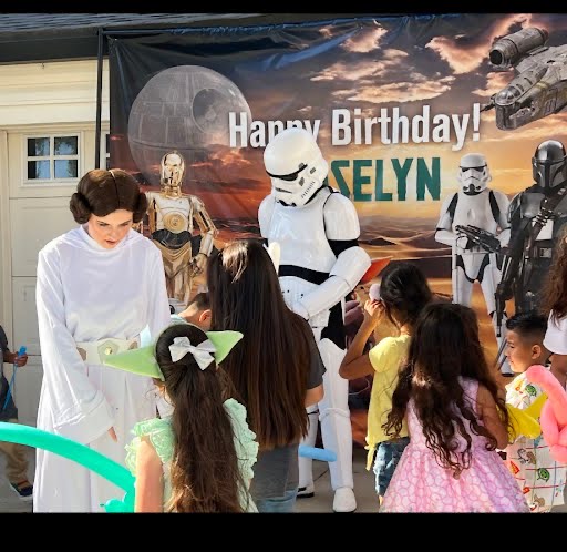 Star Wars character at Cherry Hill birthday